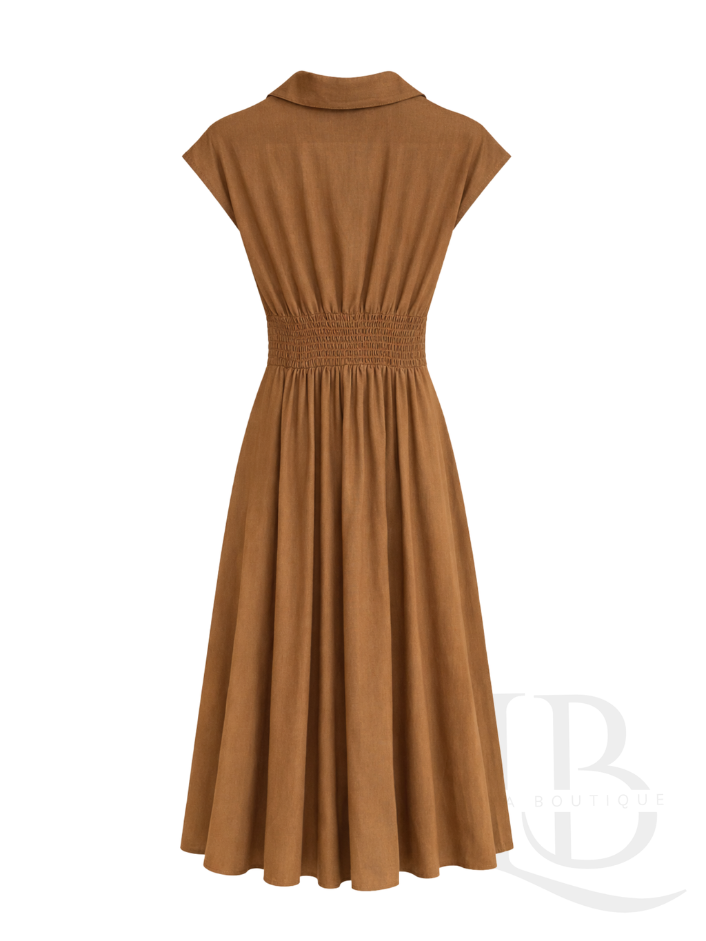 VESTIDO CAMISERO MARRÓN