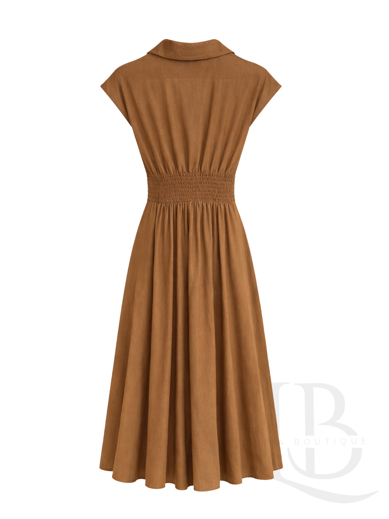 VESTIDO CAMISERO MARRÓN