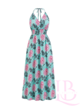 VESTIDO TROPICAL BOLSILLOS