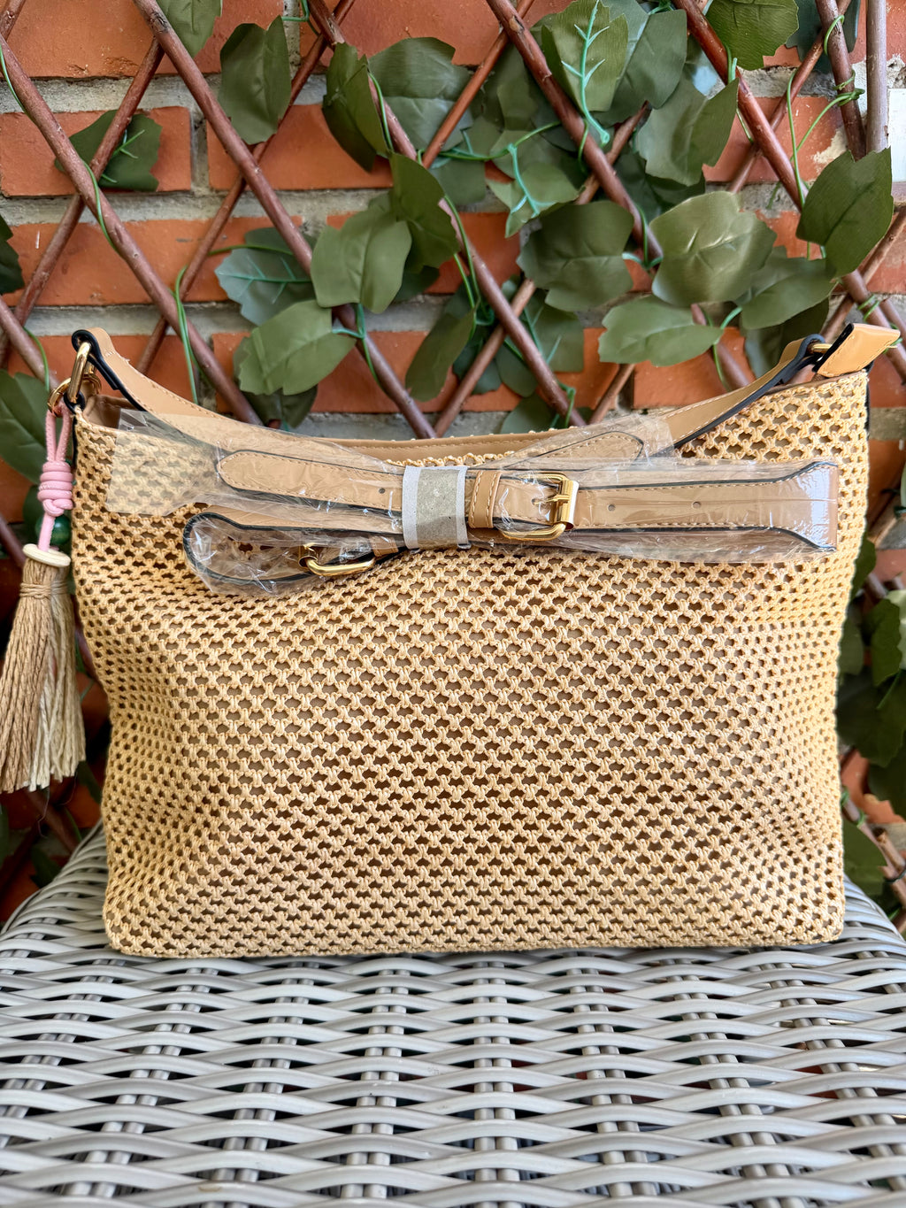 BOLSO RECTANGULAR TRENZADO