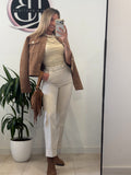 CHAQUETA ANTELINA MARRÓN