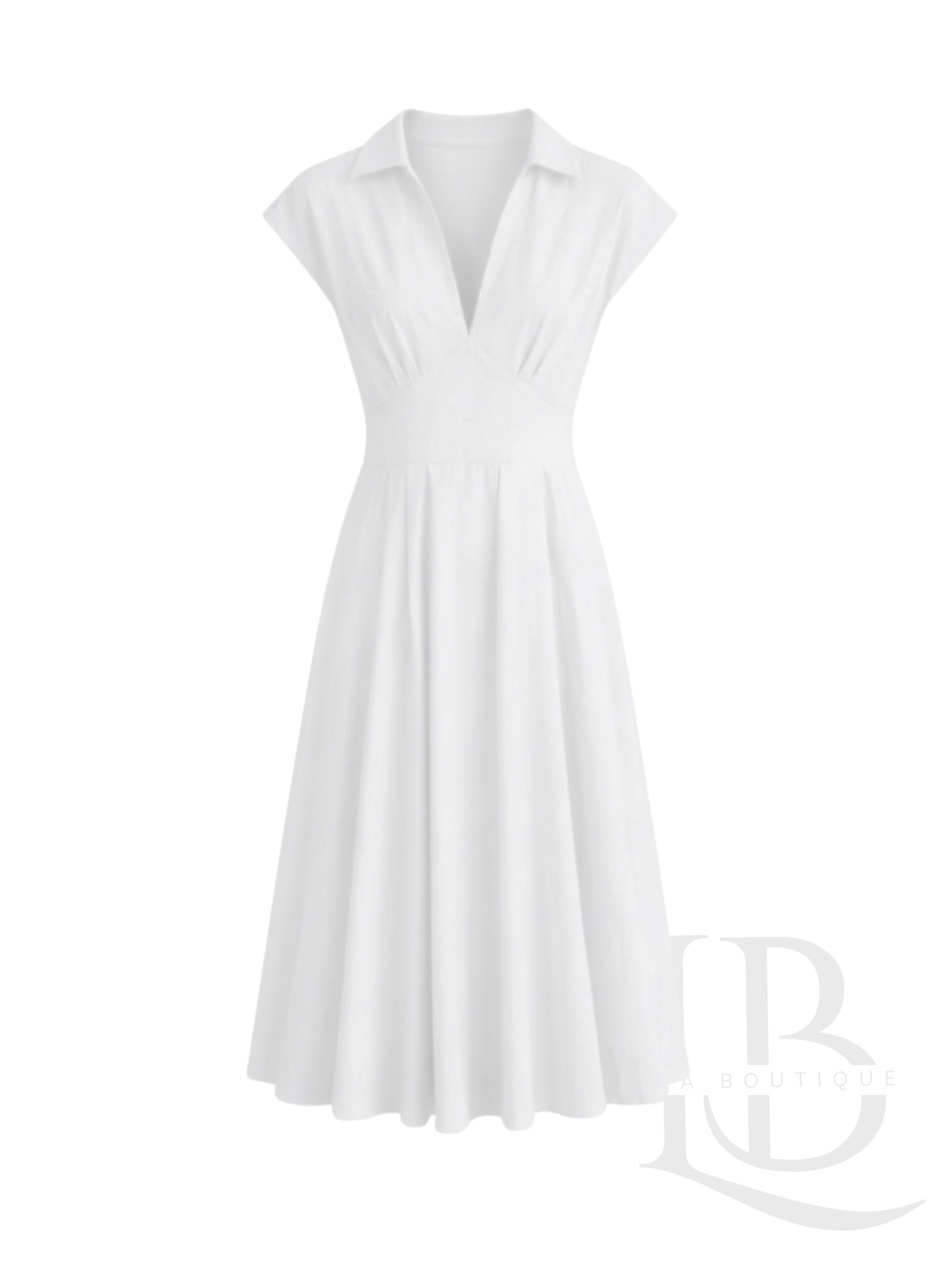 VESTIDO CAMISERO BLANCO
