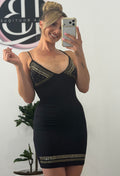VESTIDO CORTO OSCURO