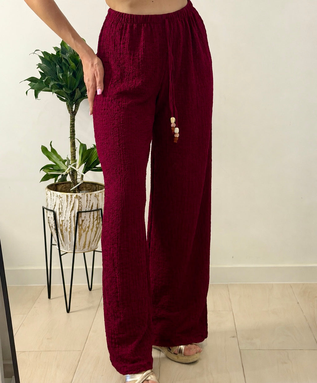 PANTALÓN BURDEOS