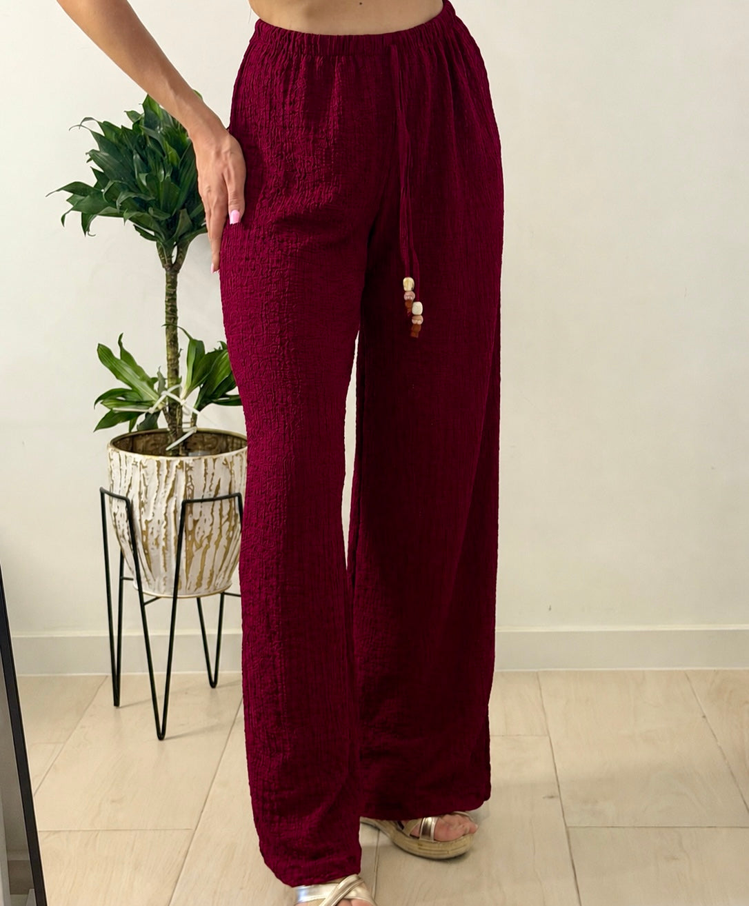 PANTALÓN BURDEOS