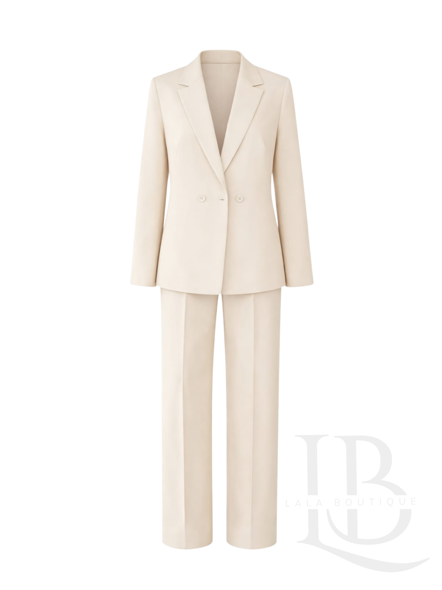 TRAJE DOS PIEZAS, BEIGE