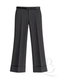 PANTALÓN DE VESTIR CORTE RECTO, GRIS ANTRACITA