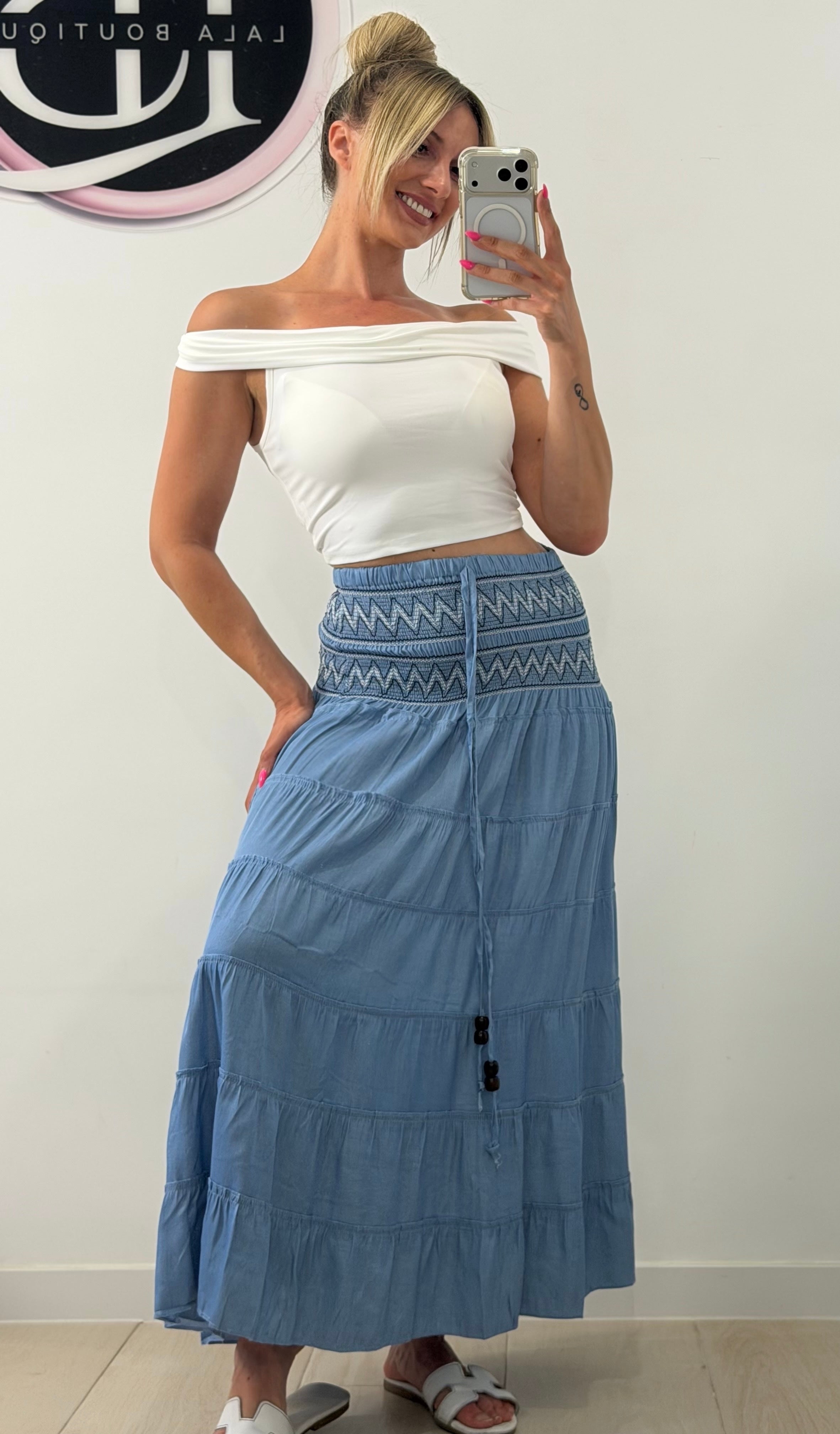 VESTIDO /FALDA JEANS CLARITO