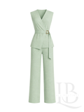 CONJUNTO DE PUNTO VERDE SUAVE