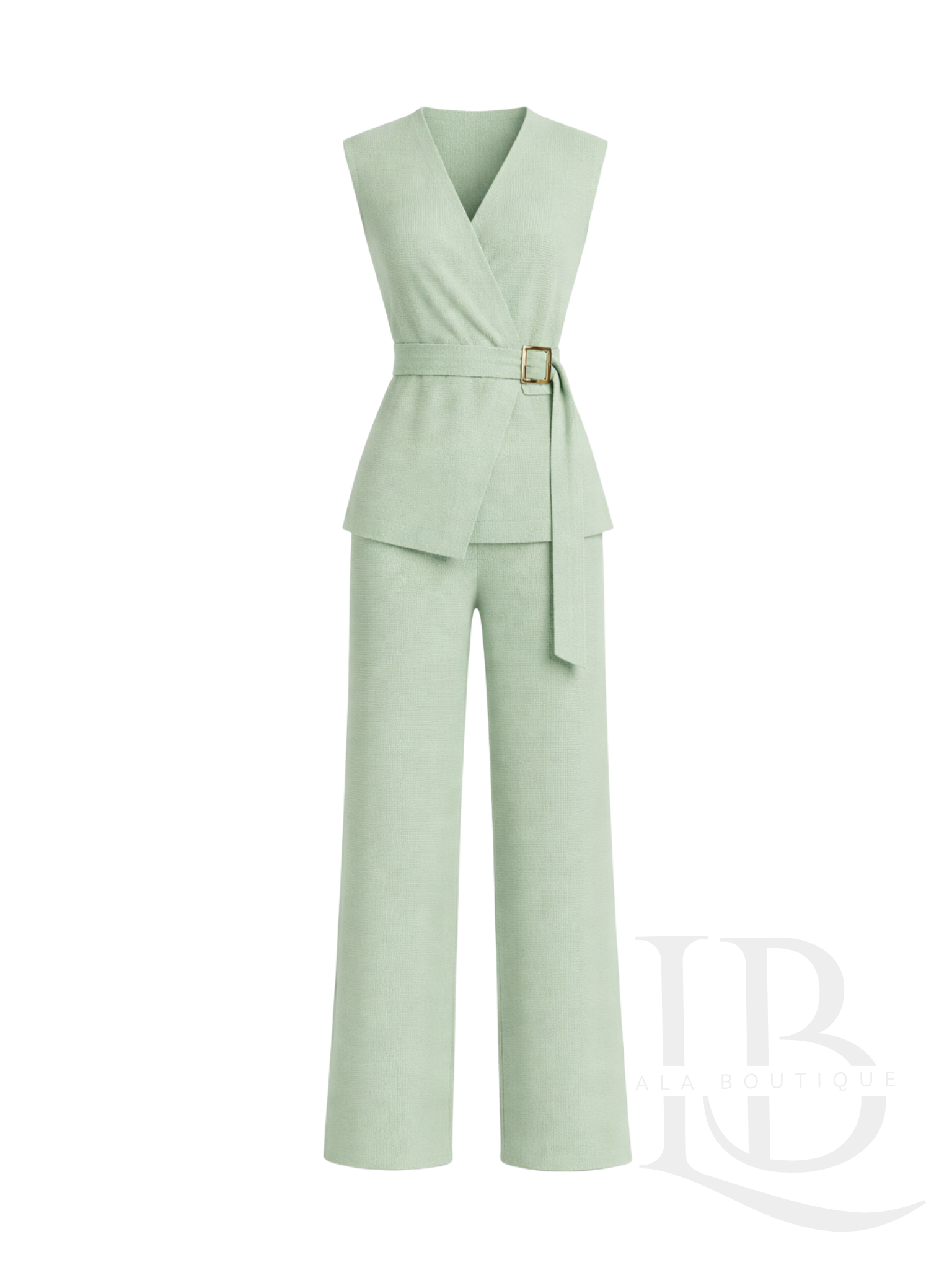 CONJUNTO DE PUNTO VERDE SUAVE