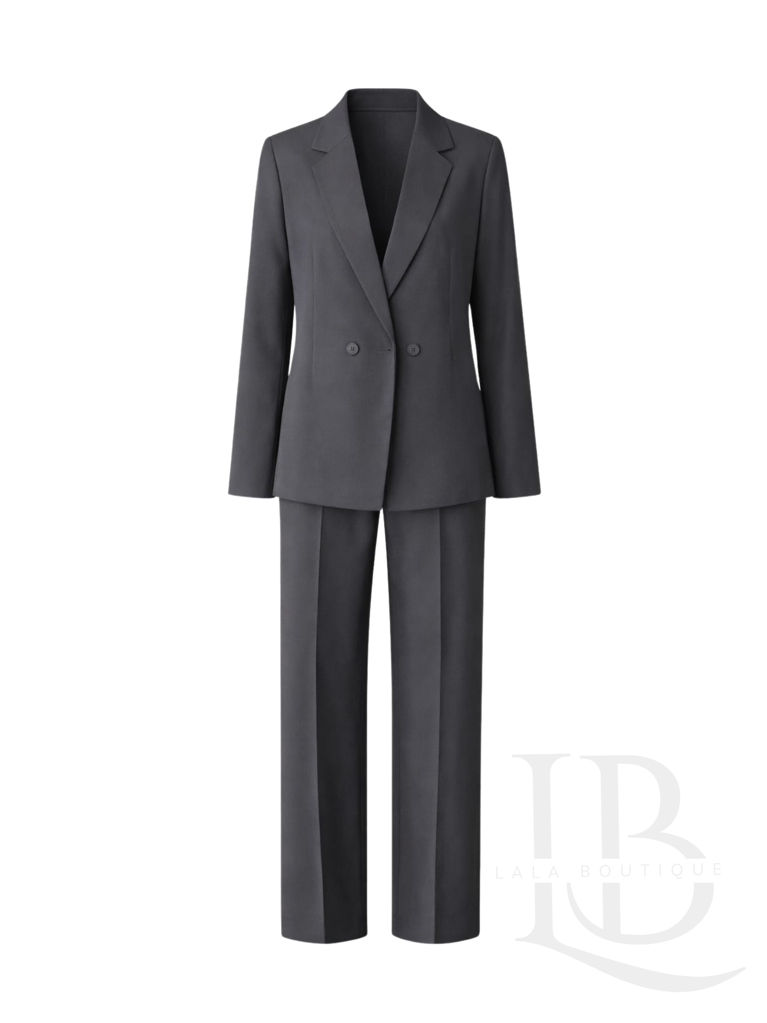 TRAJE DOS PIEZAS, GRIS