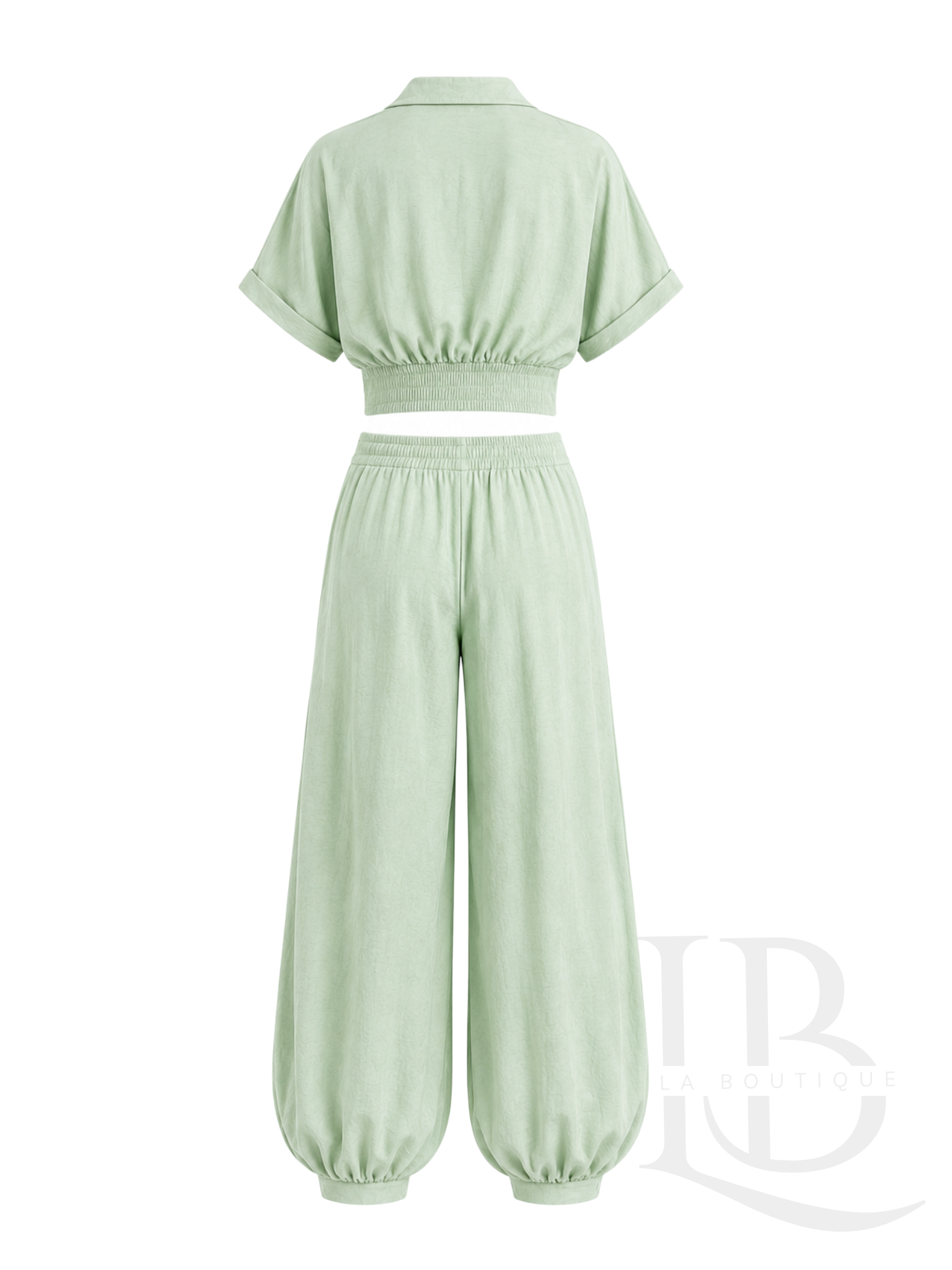 CONJUNTO FLUIDO BOMBACHO VERDE SUAVE