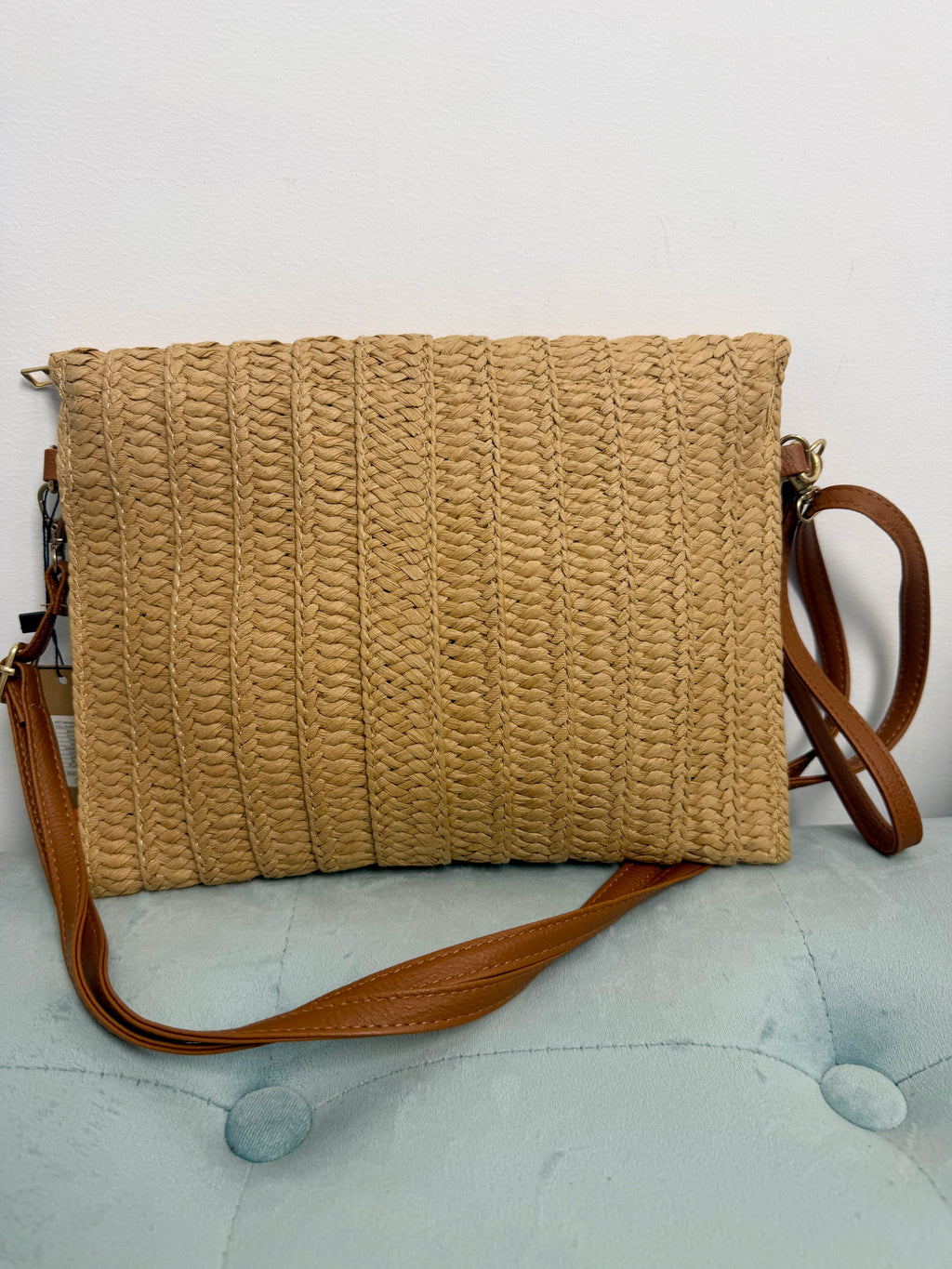 BOLSO RAFIA MARRÓN