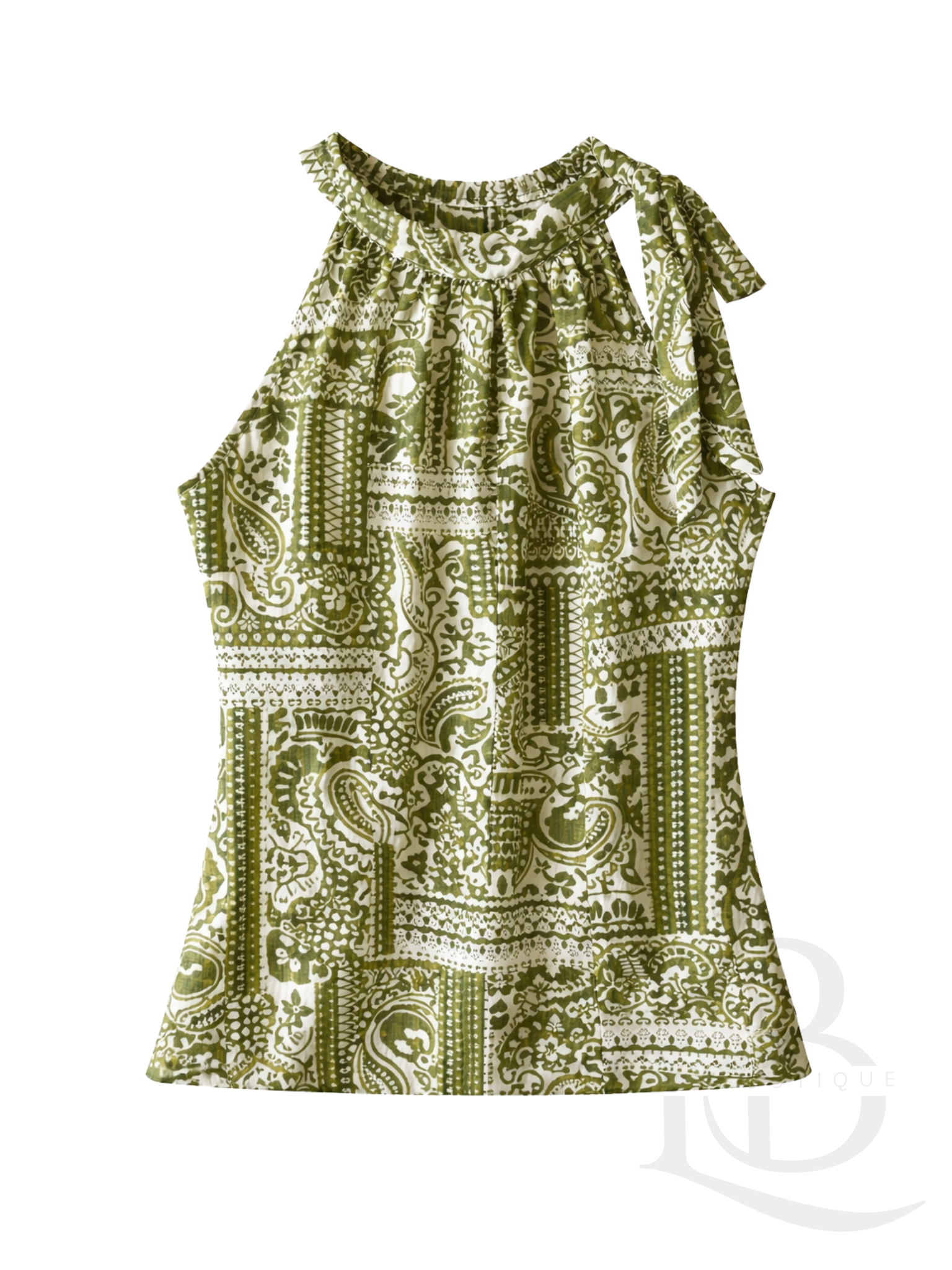 CAMISA FLUIDA AZUL VERDE