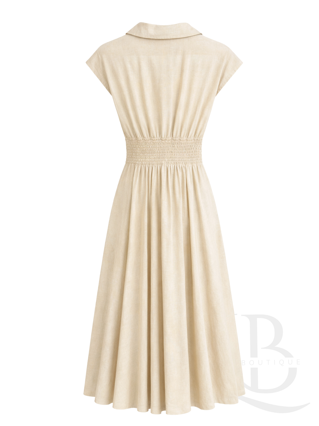 VESTIDO CAMISERO BEIGE