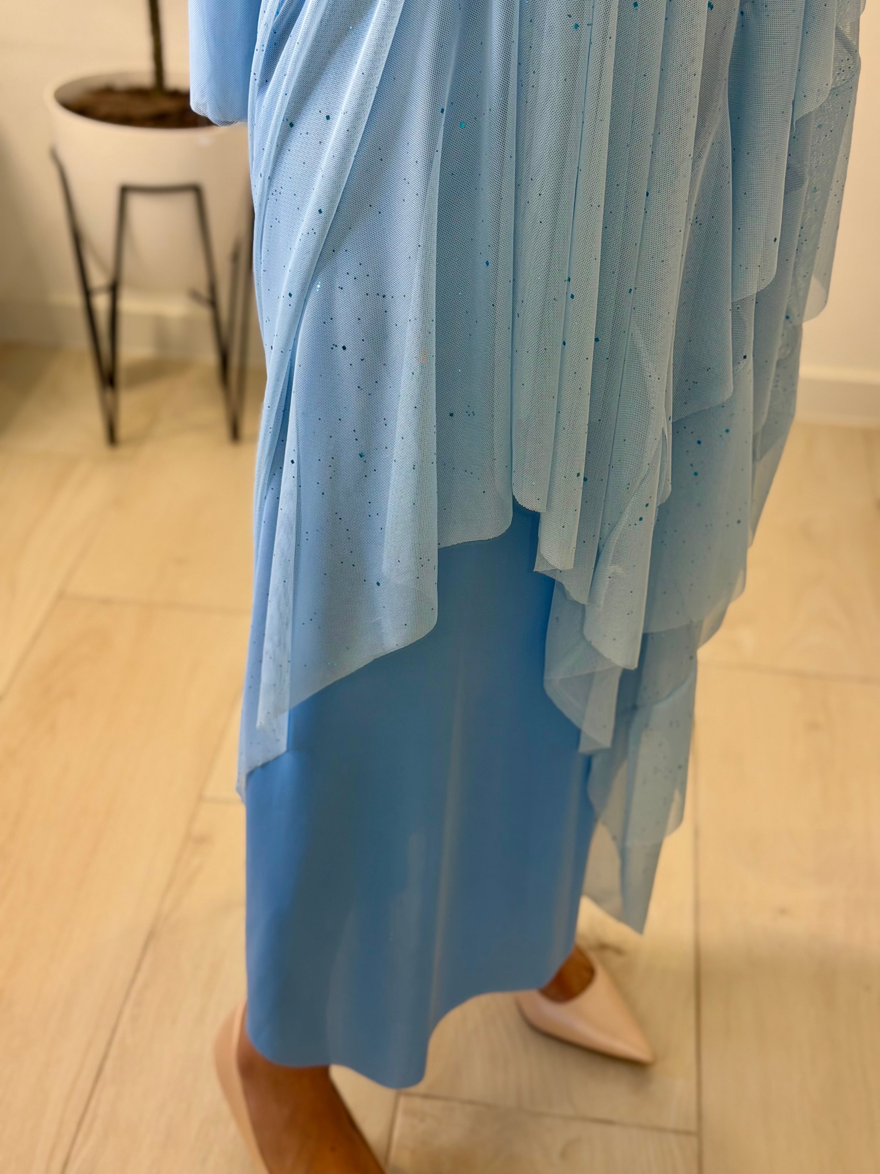 VESTIDO TUL BRILLO