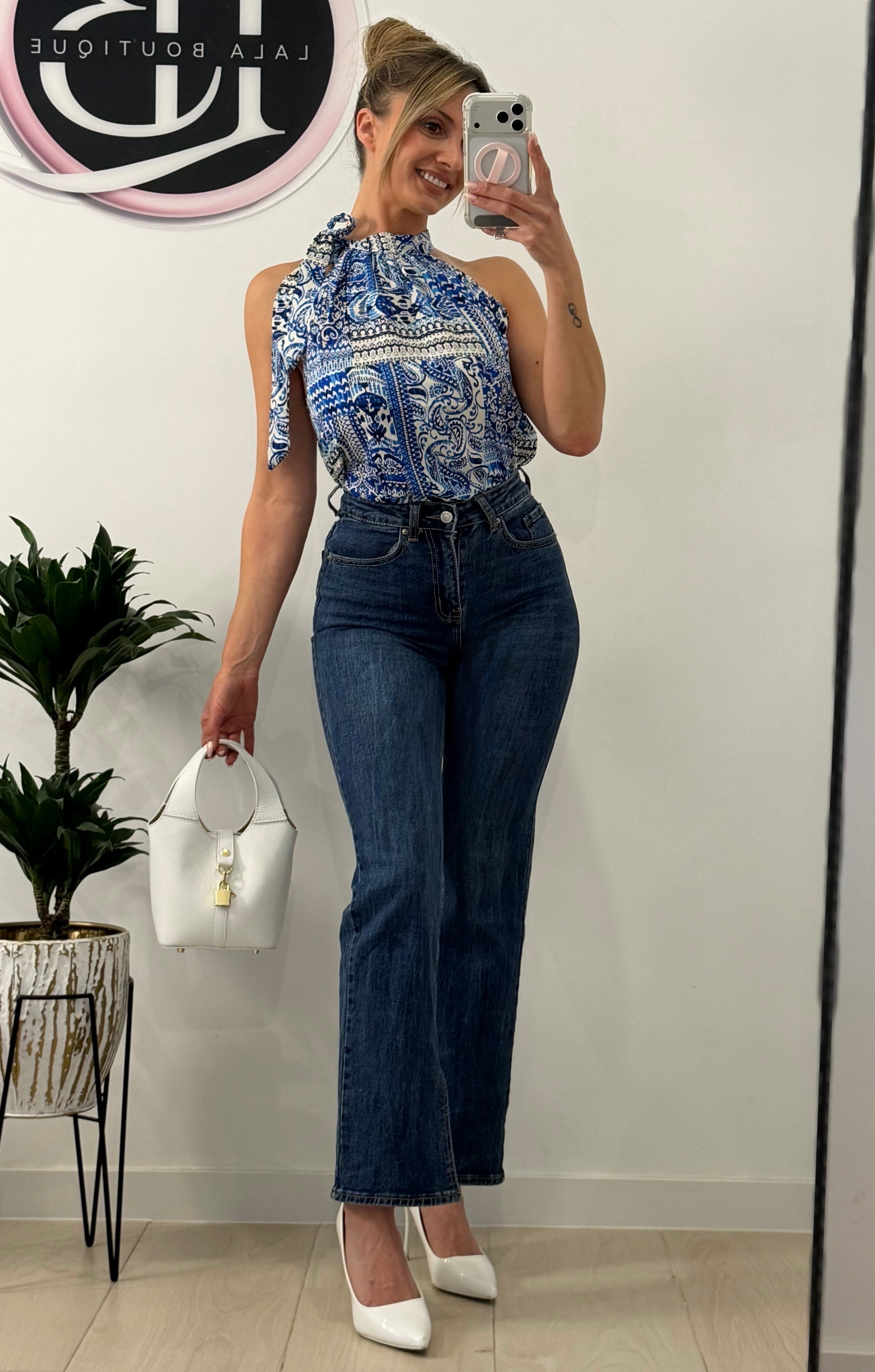 CAMISA FLUIDA AZUL