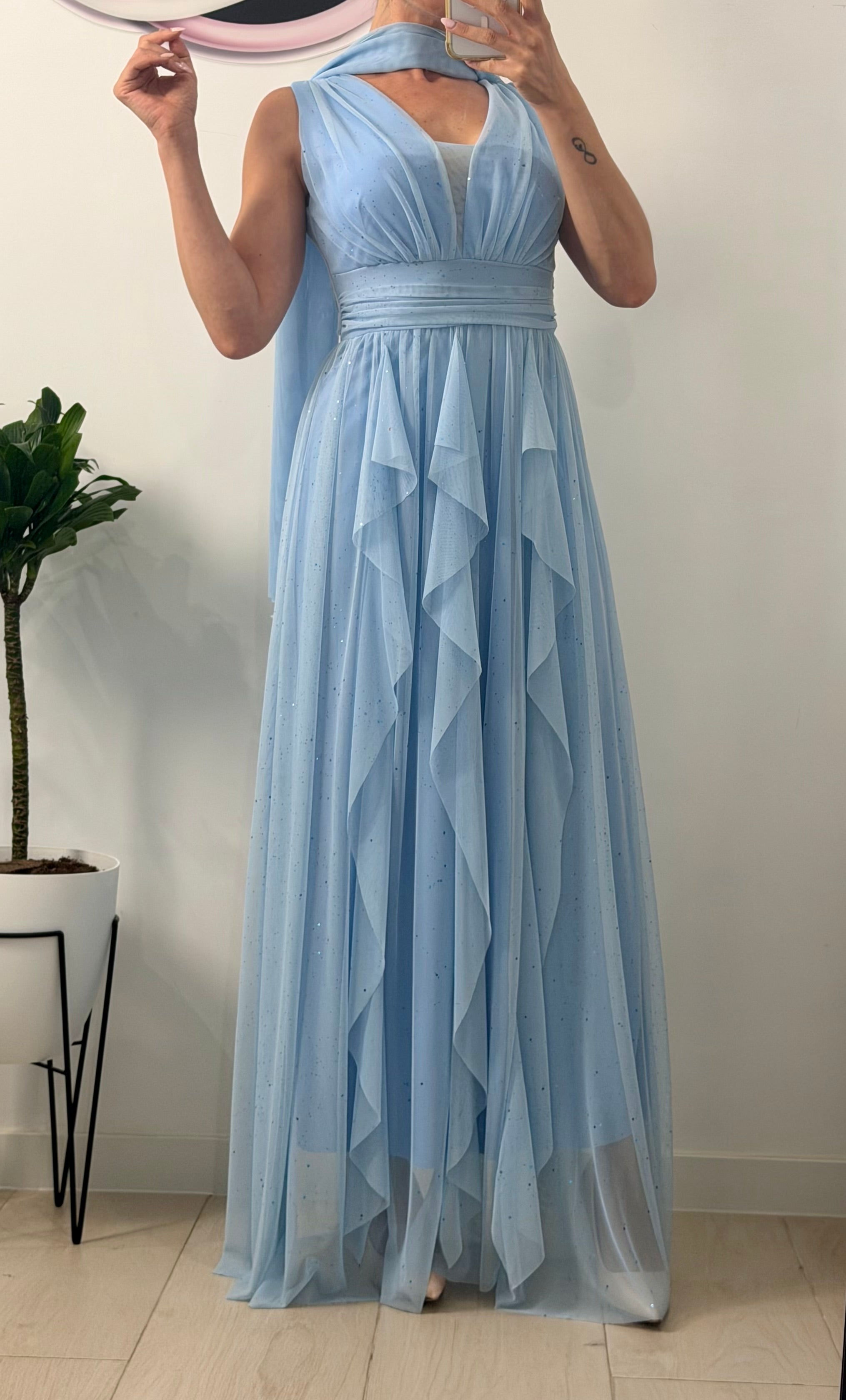 VESTIDO TUL BRILLO
