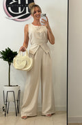 CONJUNTO ASIATICO CREMA