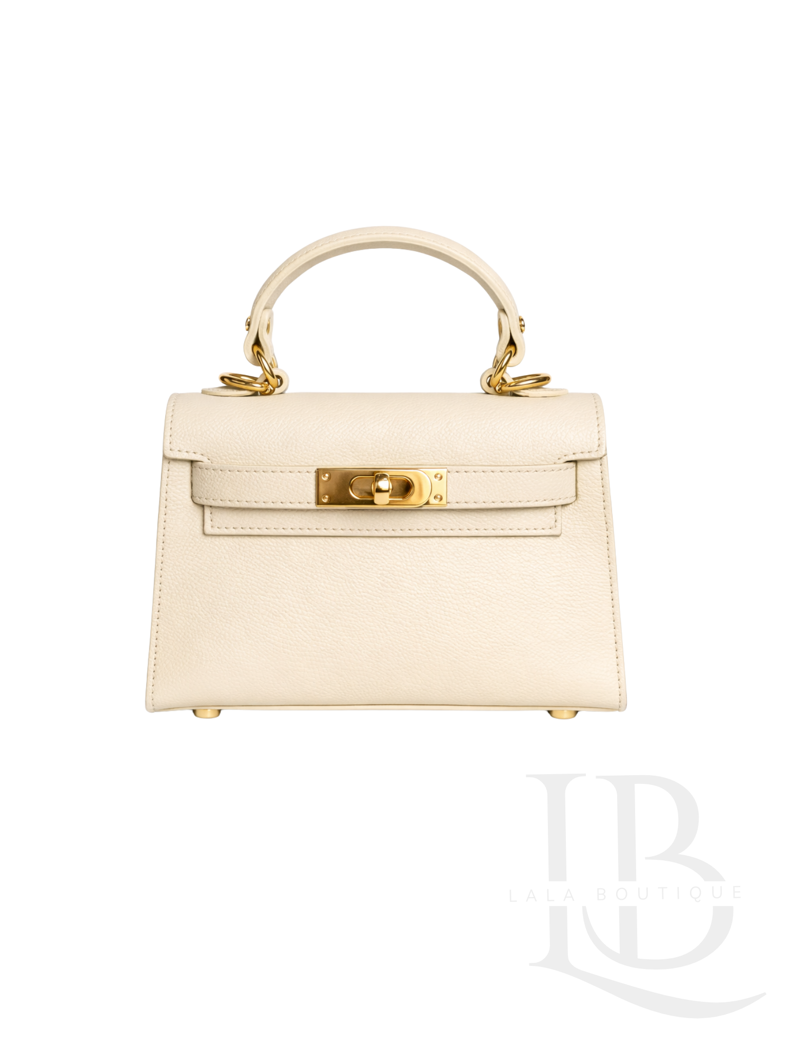 BOLSO 100% PIEL BEIGE