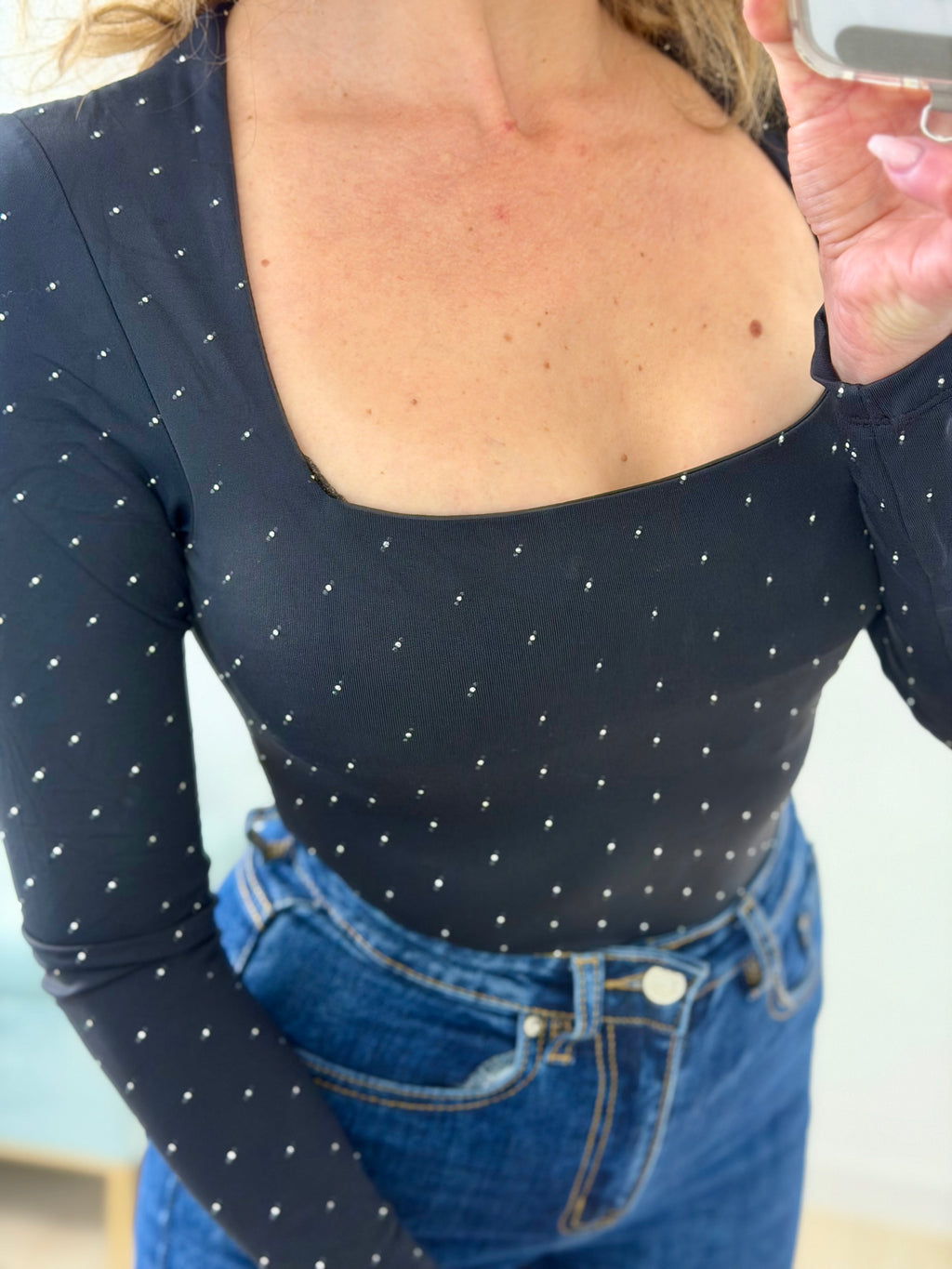 BODY DE LICRA FRÍA OSCURO