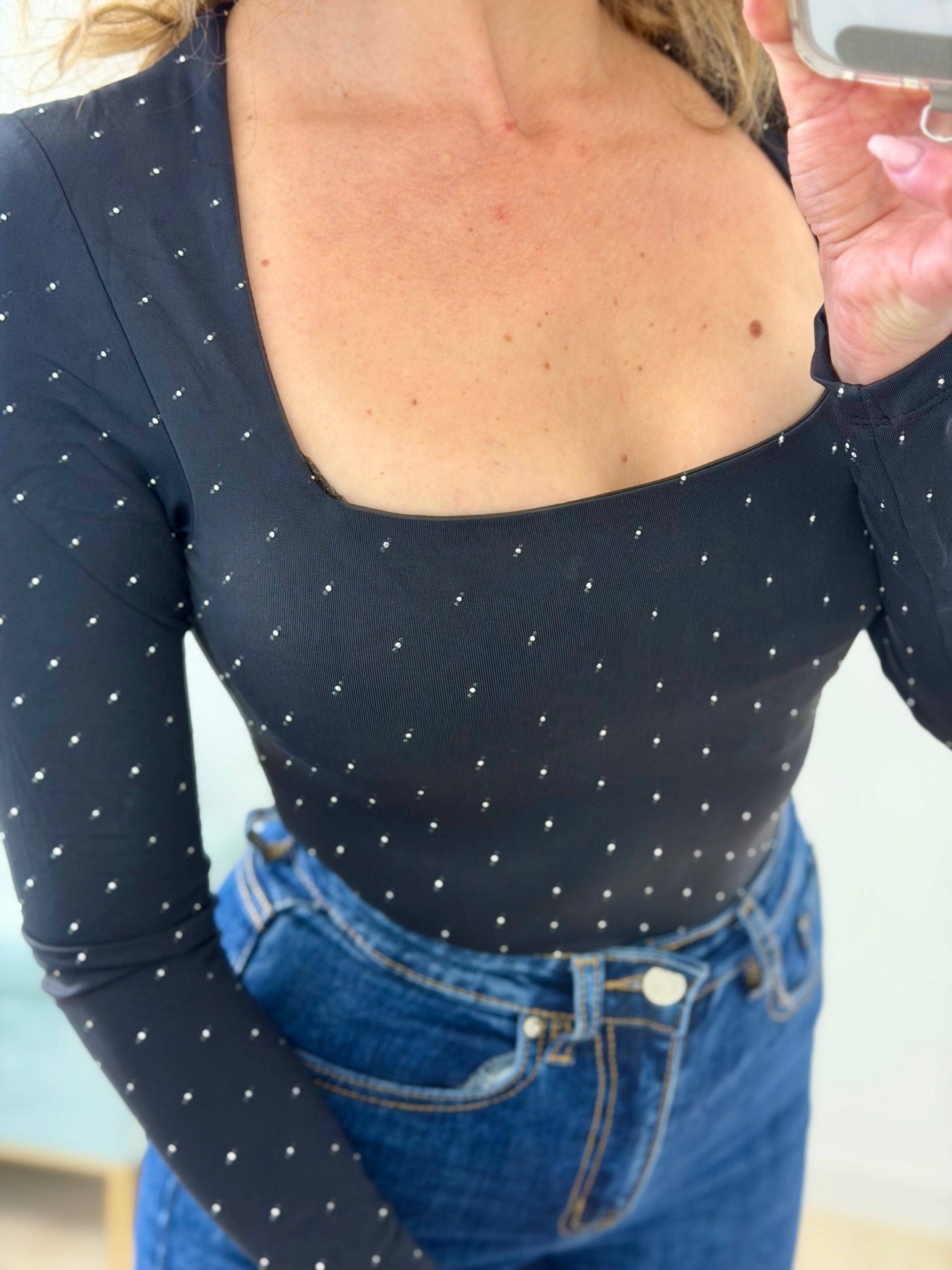 BODY DE LICRA FRÍA OSCURO