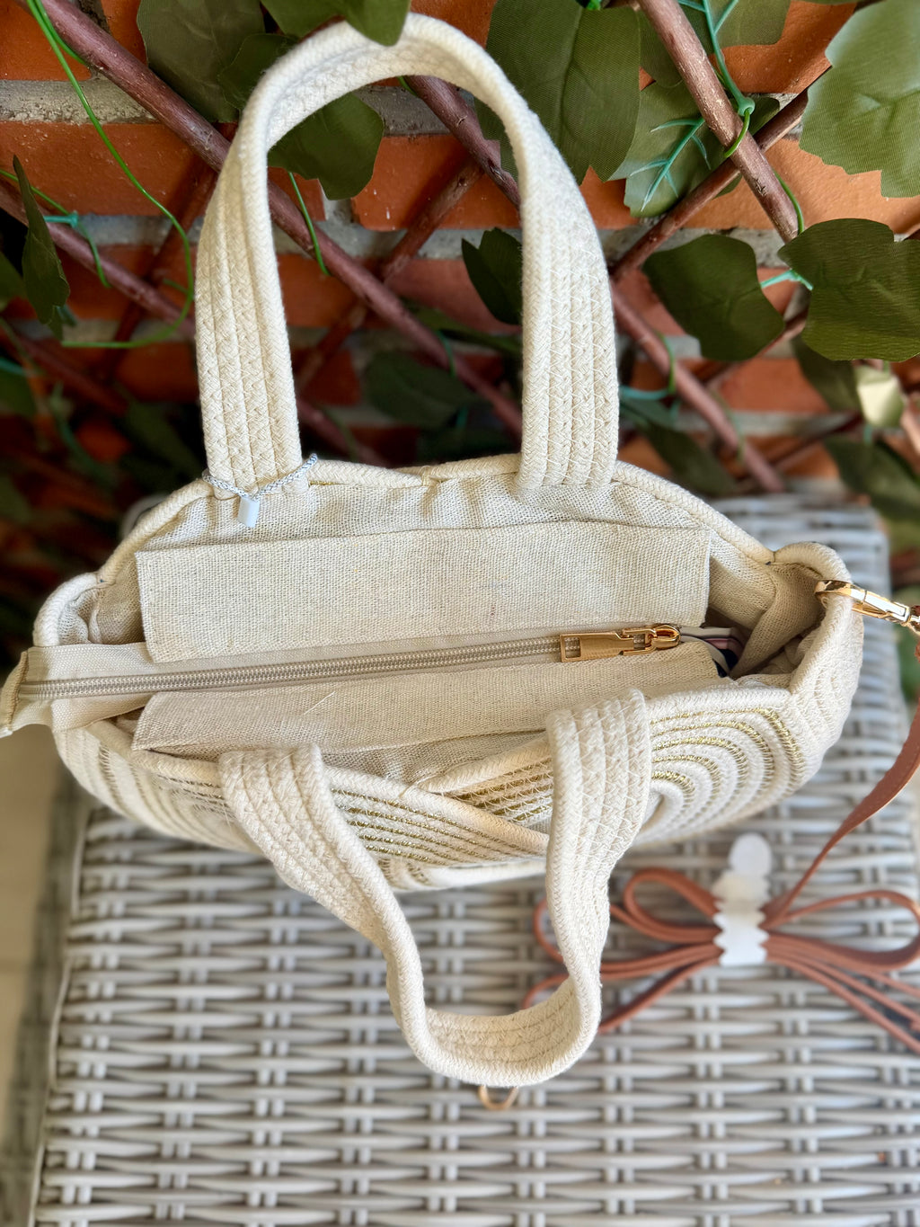 BOLSO ESPIRALES ENTRELAZADAS