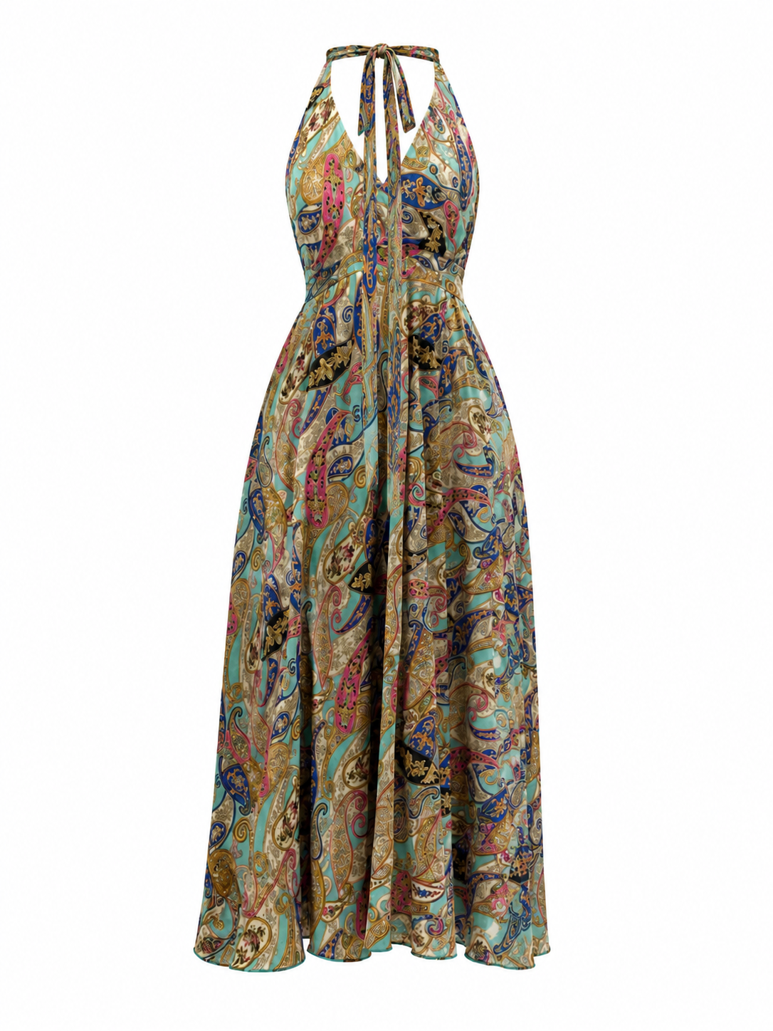 VESTIDO BOHO BOLSILLOS