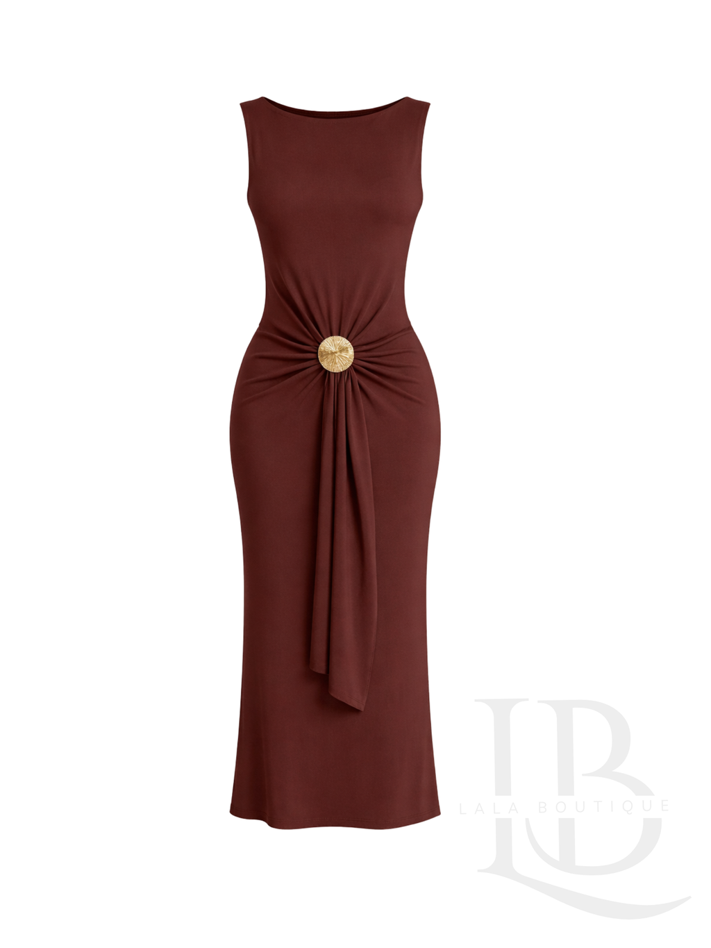 VESTIDO MARRÓN