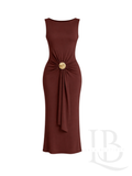 VESTIDO MARRÓN