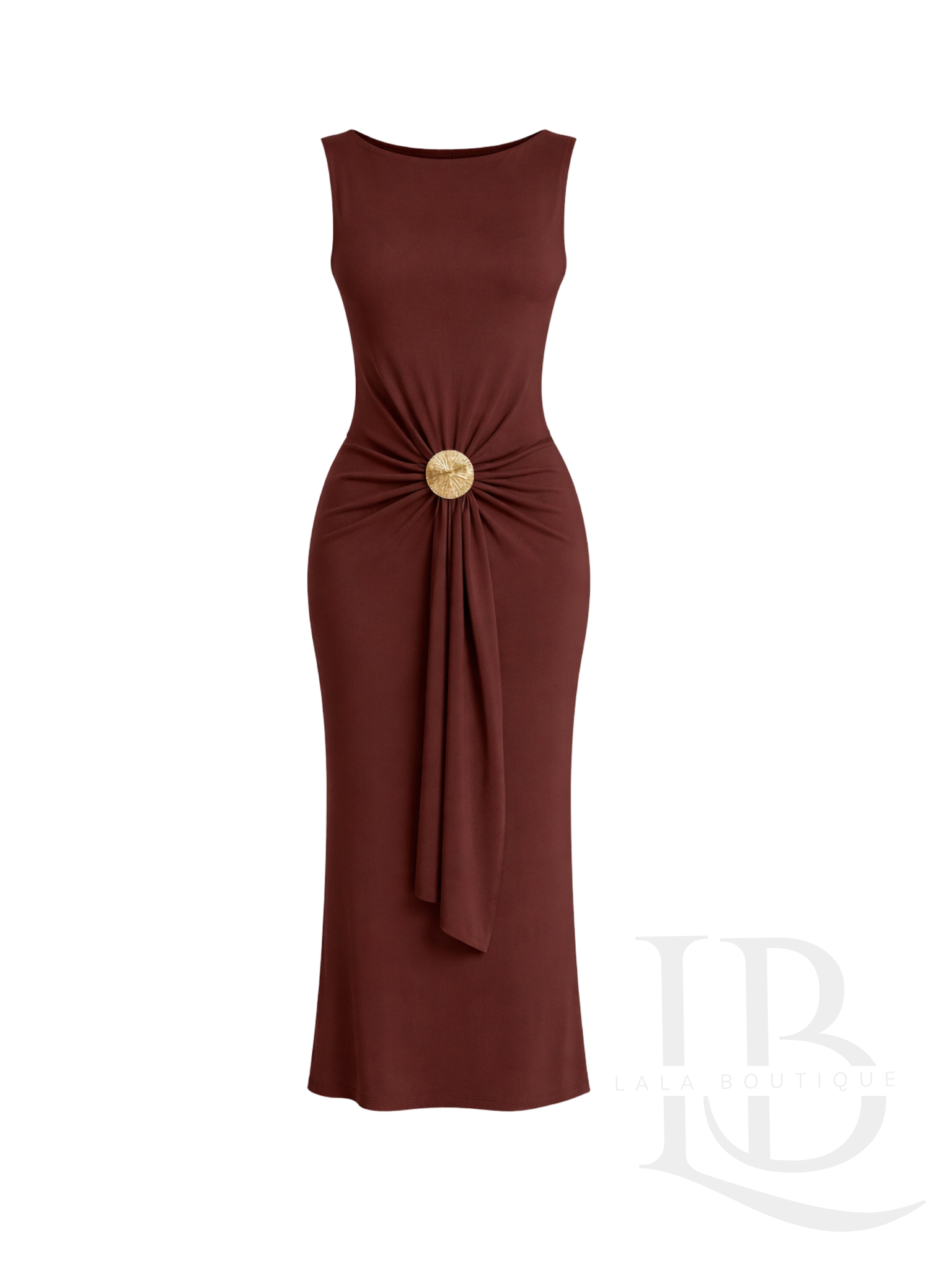 VESTIDO MARRÓN