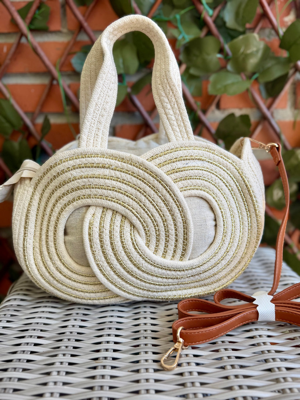 BOLSO ESPIRALES ENTRELAZADAS