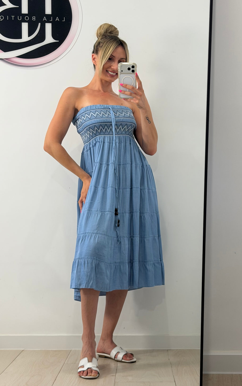 VESTIDO /FALDA JEANS CLARITO