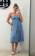 VESTIDO /FALDA JEANS CLARITO