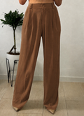 PANTALÓN FLUIDO MARRÓN
