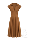 VESTIDO CAMISERO MARRÓN