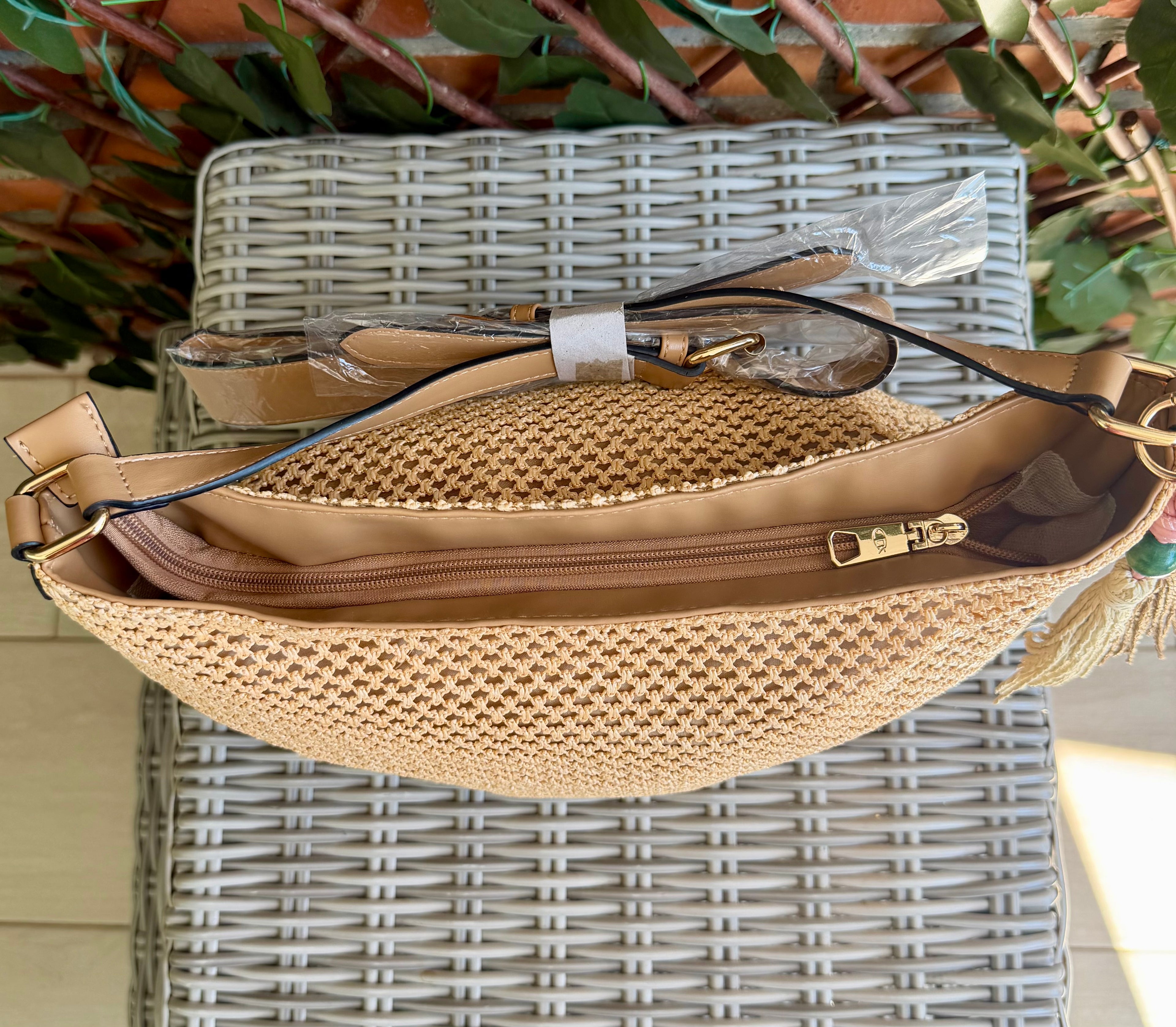 BOLSO RECTANGULAR TRENZADO