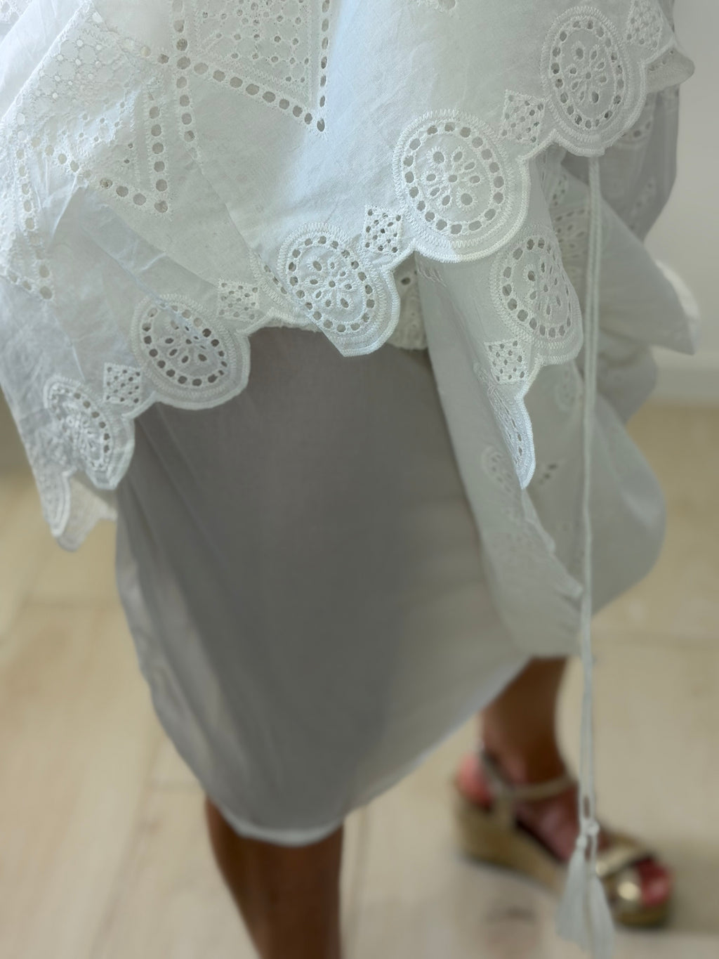 FALDA IBICENCA BLANCA