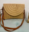 BOLSO RAFIA MARRÓN