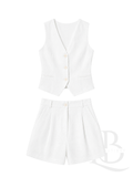 TRAJE DE LINO BLANCO