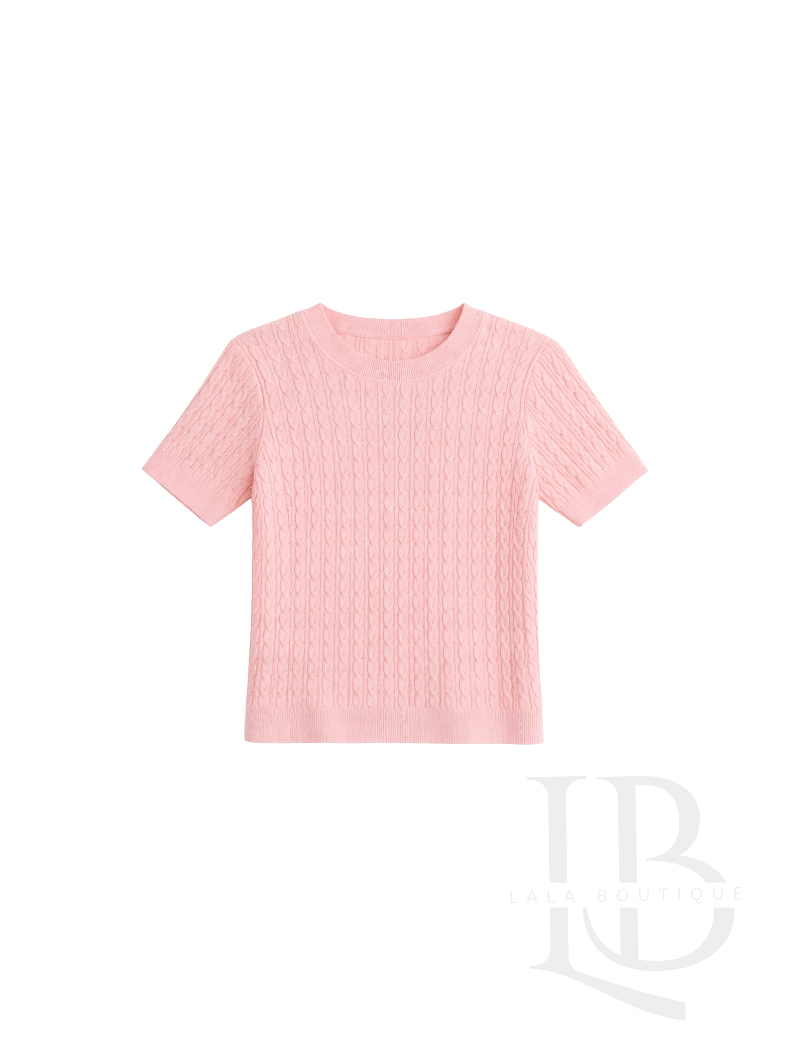 TOP DE PUNTO ROSA PASTEL