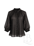 CAMISA FLUIDA RAYAS OSCURA