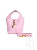 BOLSO DE PIEL COMPACTO ROSA PASTEL
