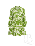 VESTIDO FLUIDO CON ESTAMPADO FLORAL