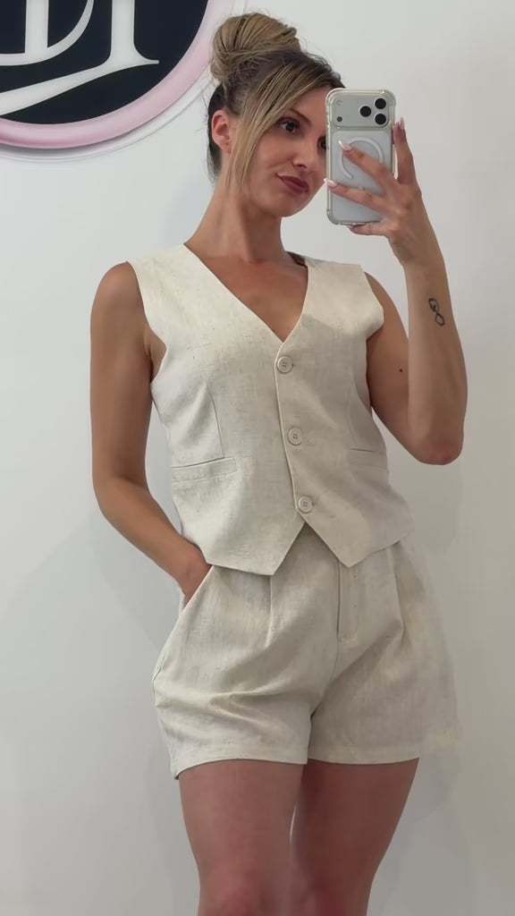 TRAJE DE LINO