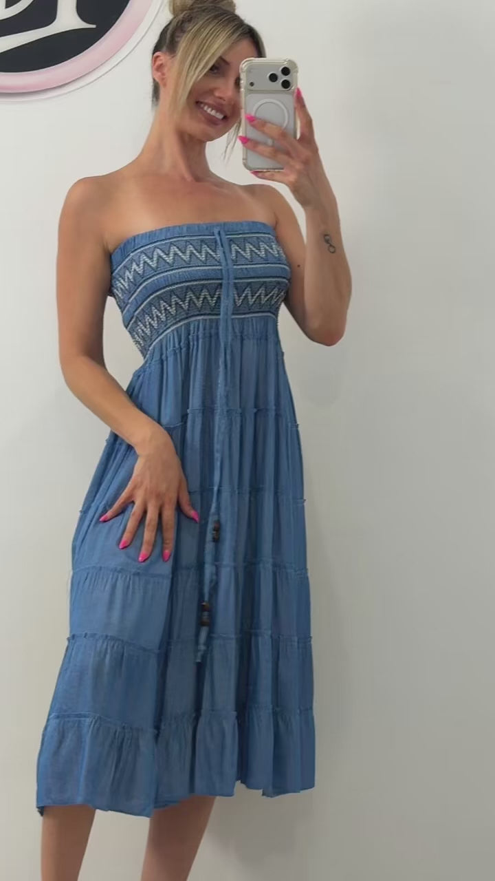 VESTIDO /FALDA JEANS OSCURO